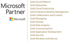 Micosoft Gold Partner